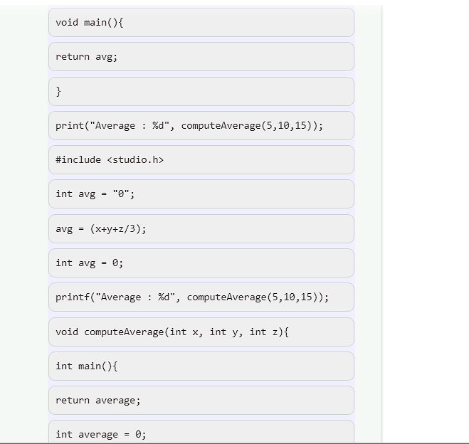 Functions Check it! Question 3 Which header file supports the predefined function