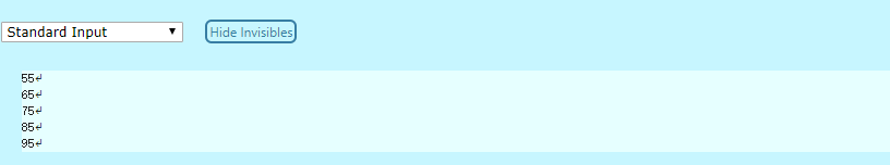 user to enter five test scores. The program should display a letter