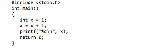 Translate the following programs to assembly language as a non-optimizing compiler would.