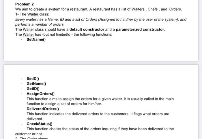 please use c++ and solve quickly Problem 2 We aim to create