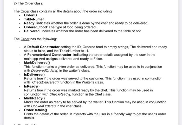 a system for a restaurant. A restaurant has a list of Waiters,