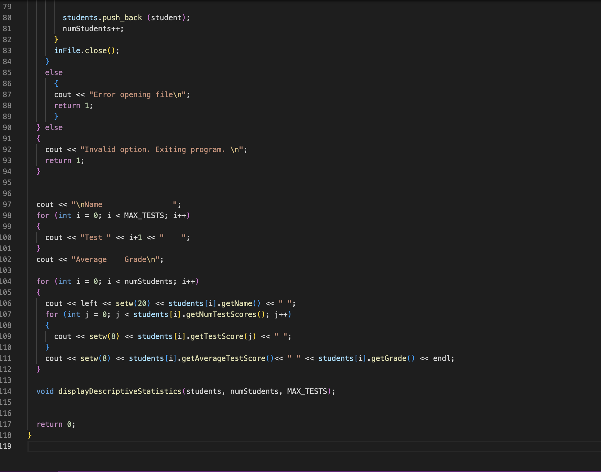 copy and paste from chegg. i have given my code 2 times