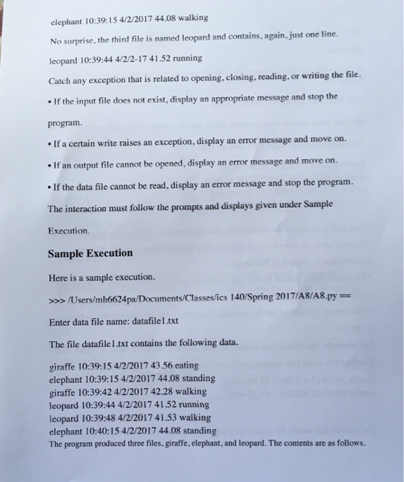 movements and collects them in a large text file. Each line has