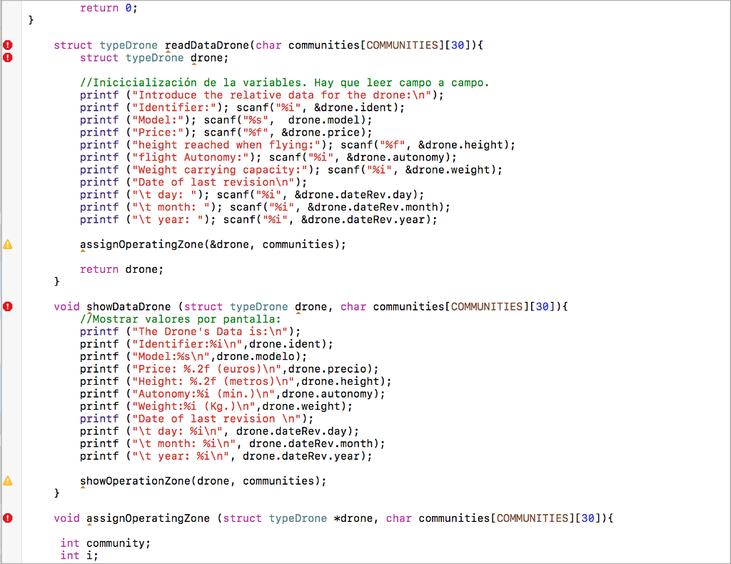 what I have so far as well as the errors that pop