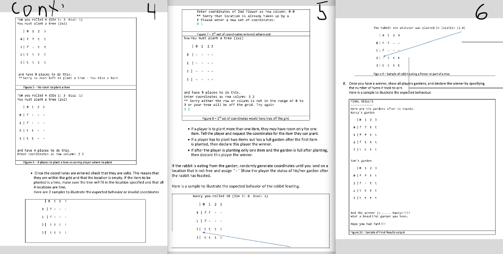 specifications of the classes. You can add other methods to the classes.