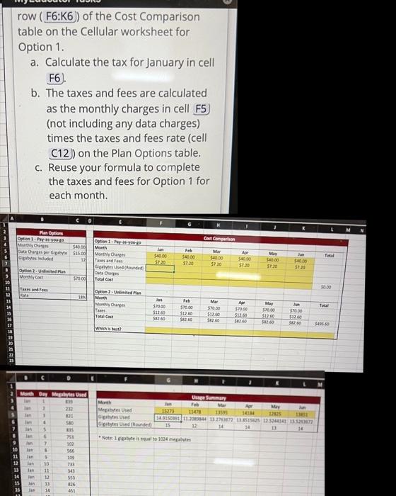 Issue with this section on Gigabytes Used (Rounded) for microsoft excel. None