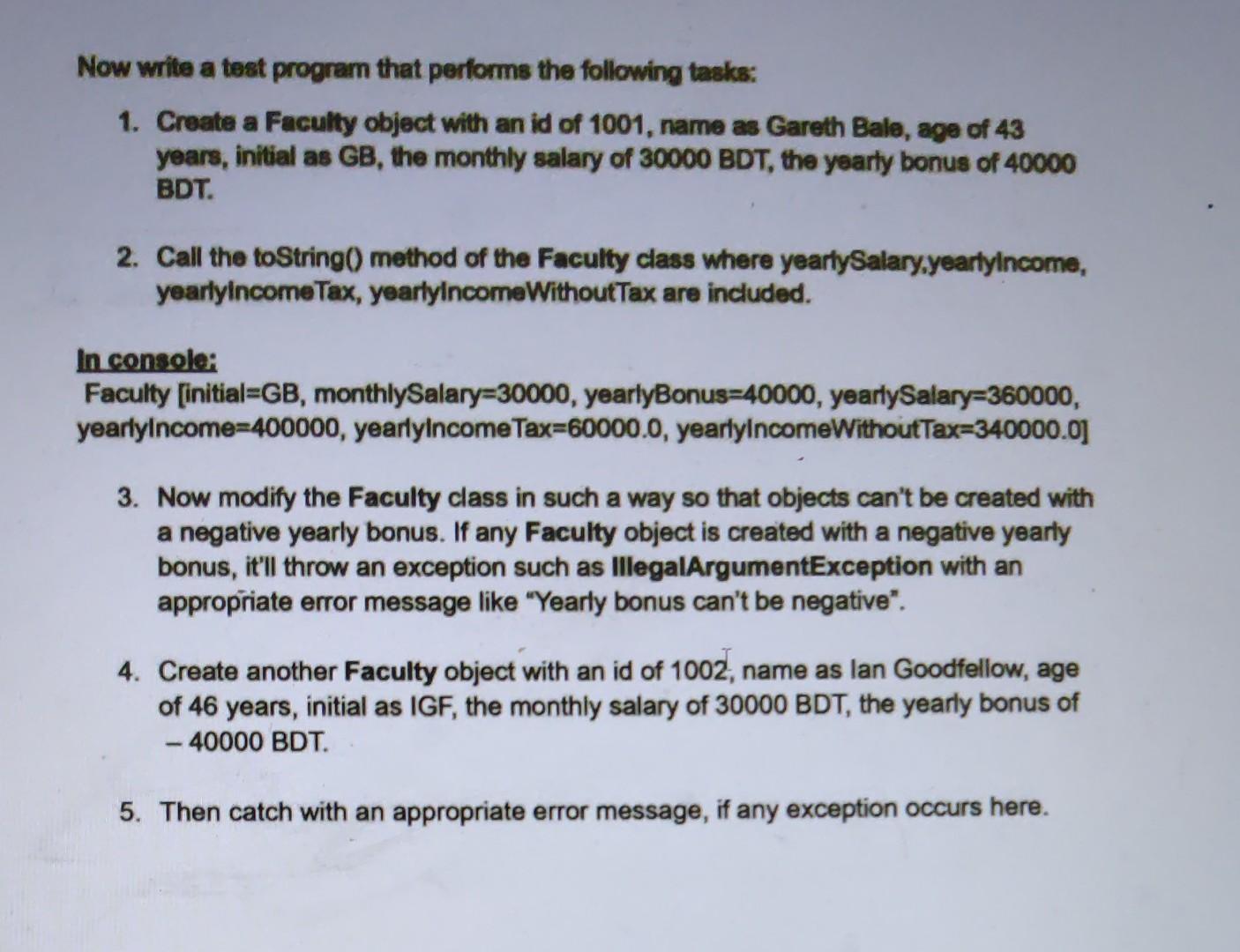 u guys Question 01: Implement the following UML class diagrams which include