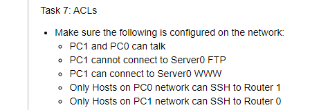 Device Interface IP Address Subnet Mask Default Gateway R1 G0/0 192.168.1.1 255.255.255.0