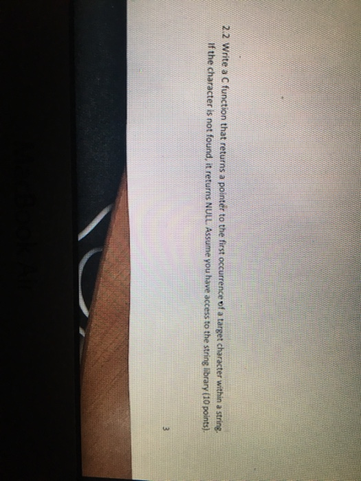  I need this answered using C programming please, not C++ so