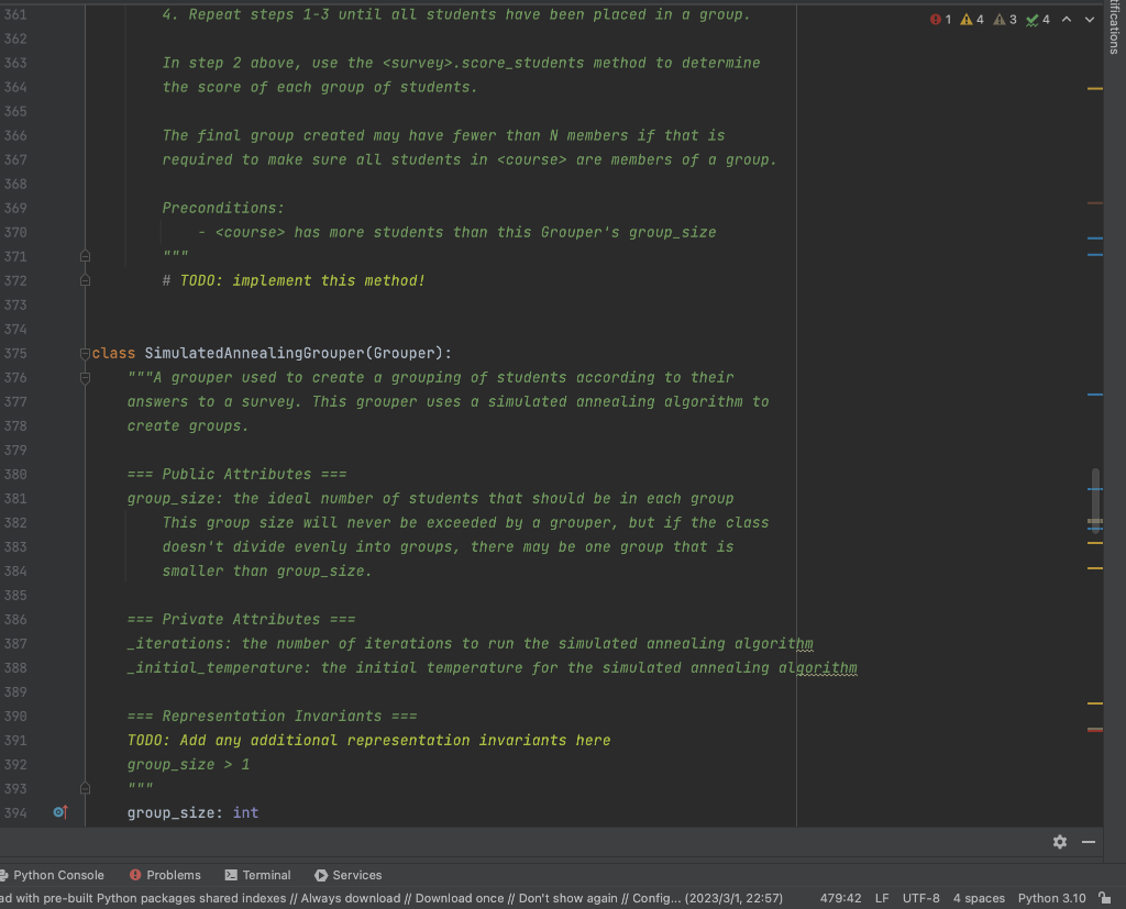 of helper functions: 1. slice list: Return a list containing slices of