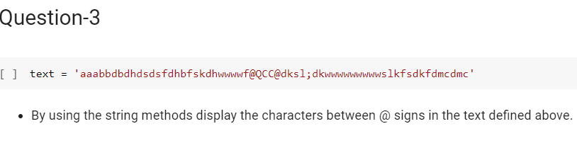 Using Phyton write de following code in google colab: 