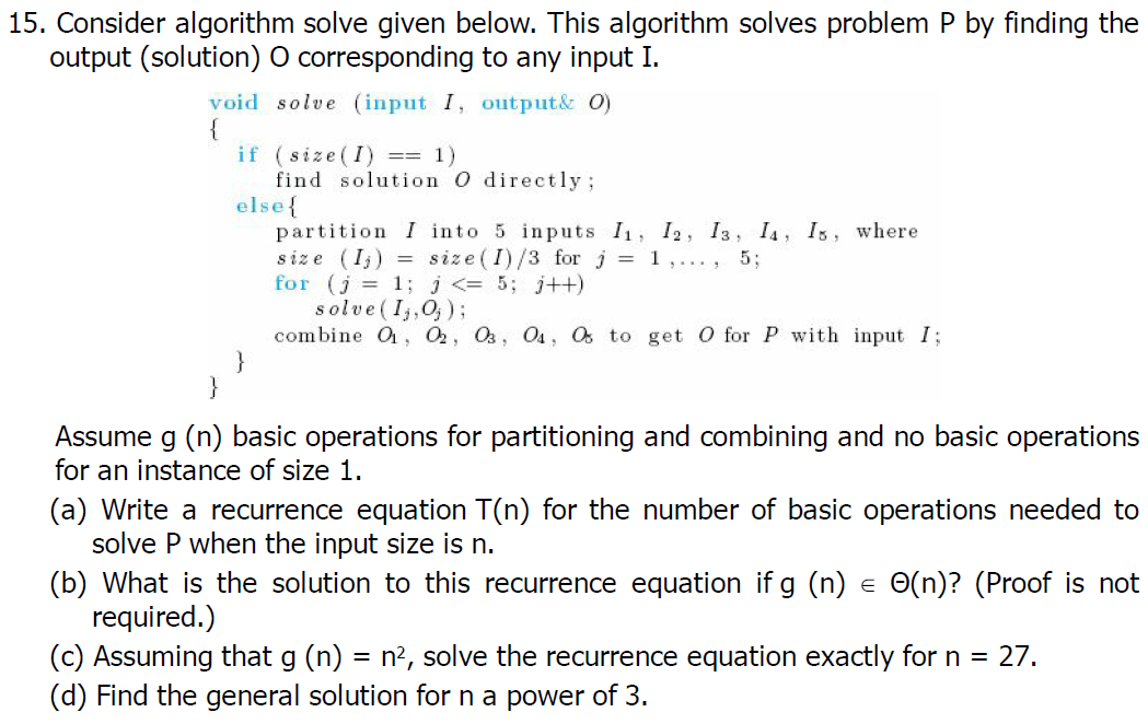 Need Solution to the below problem with clear steps and explanation .