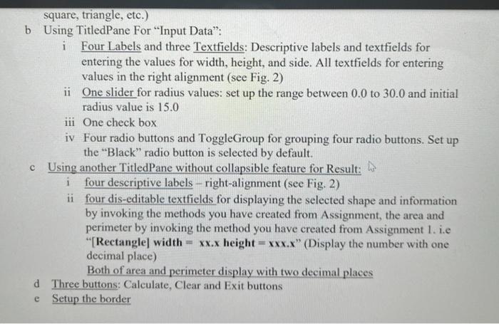 file MUST include the code documentations (worth this assignment's 10%) - see