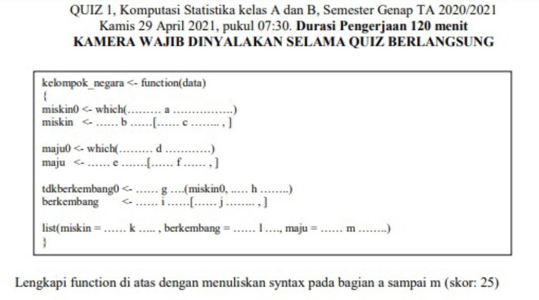 tabel di atas ke dalam Microsoft Excel, kemudian simpanlah pada working directory