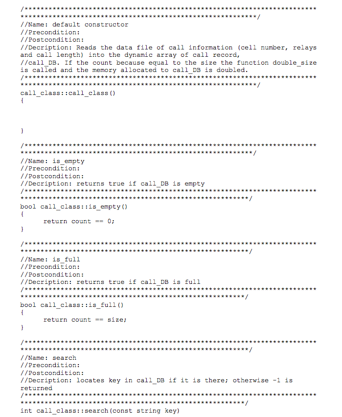 the previous program) the default constructor to initialize the state of your