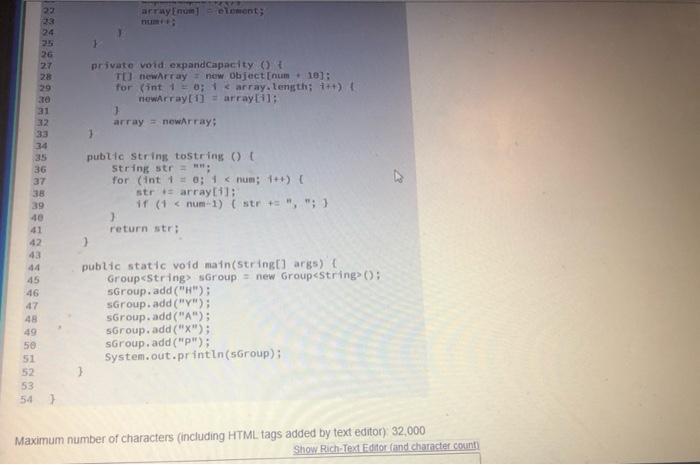 detailed Java-like pseudocode like theone used in the lecture notes. Careilly examine