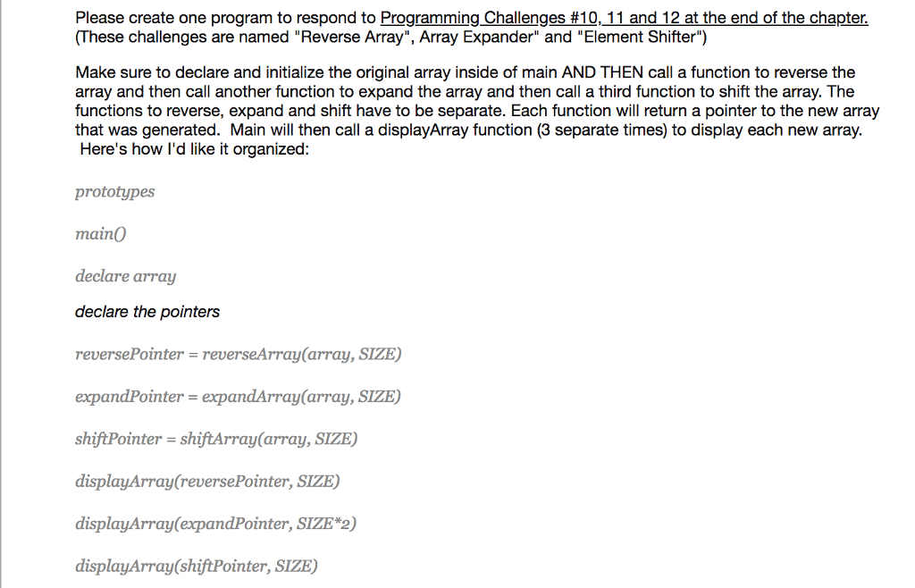  A.Reverse Array Write a function that accepts an int array and