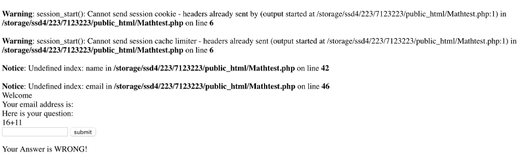 I have a problem with session_start(), I could'nt find the problem. (see