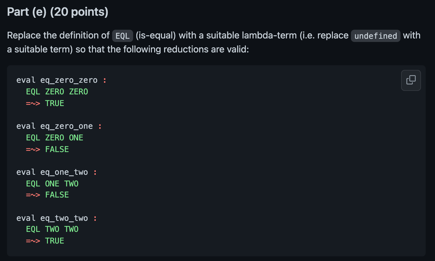 other other part of the file you will get 0 points for