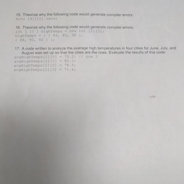 access an array element using a negative index or an index greater