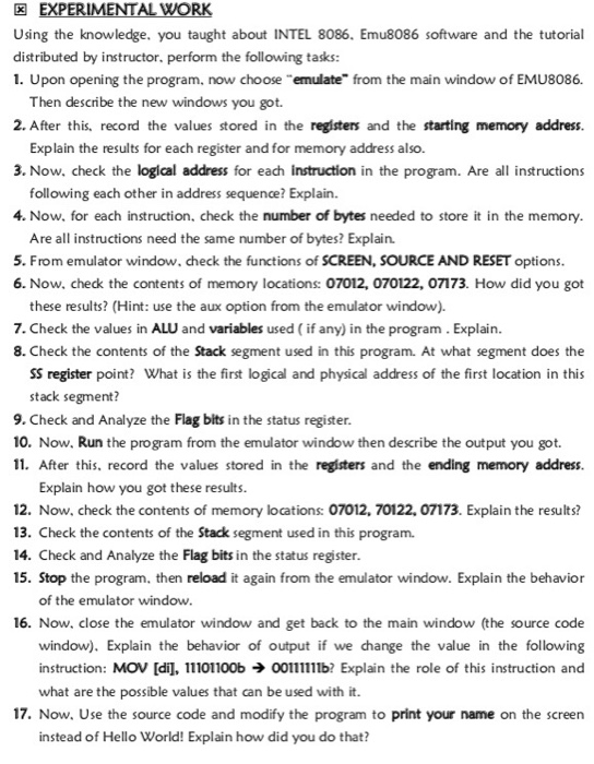  Please answer these questions and explain how to do these tasks