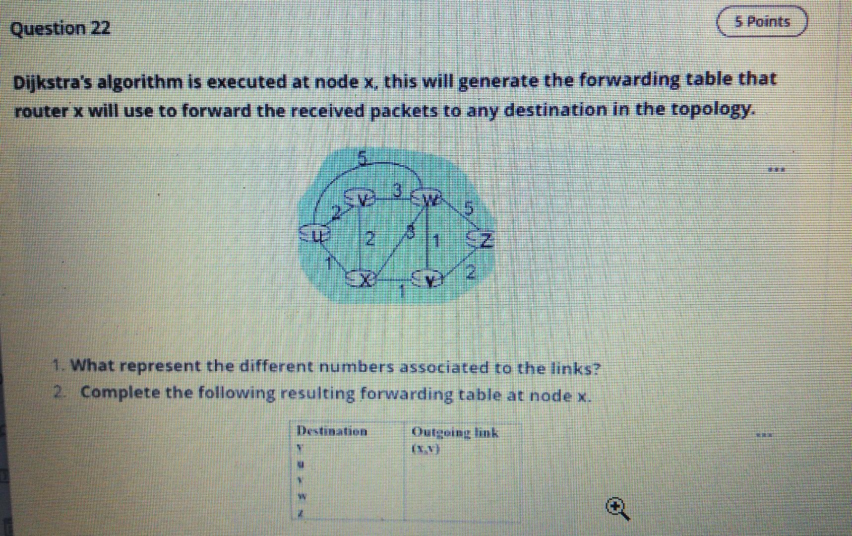  Network.. Please help me within 20 minutes 5 Points Question 22
