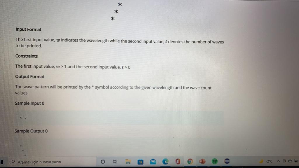 1 Write a Java program that prints a wave pattern with the