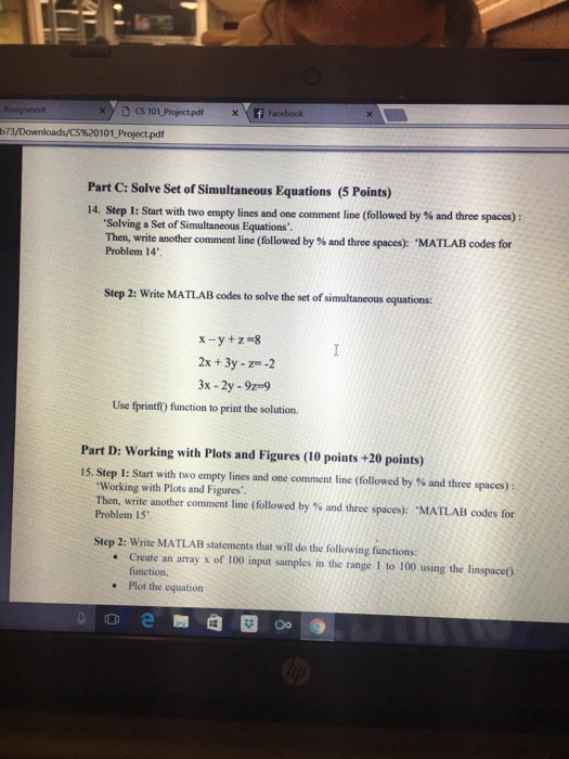 Your work should be your own. Please submit only one M-file containing