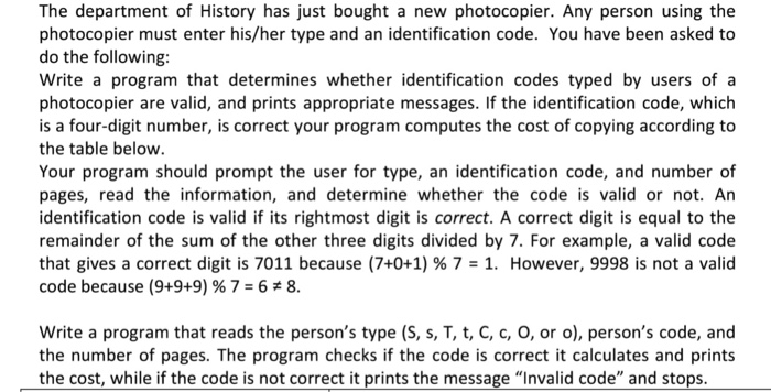 solve please in c++ program i need the codes to copy