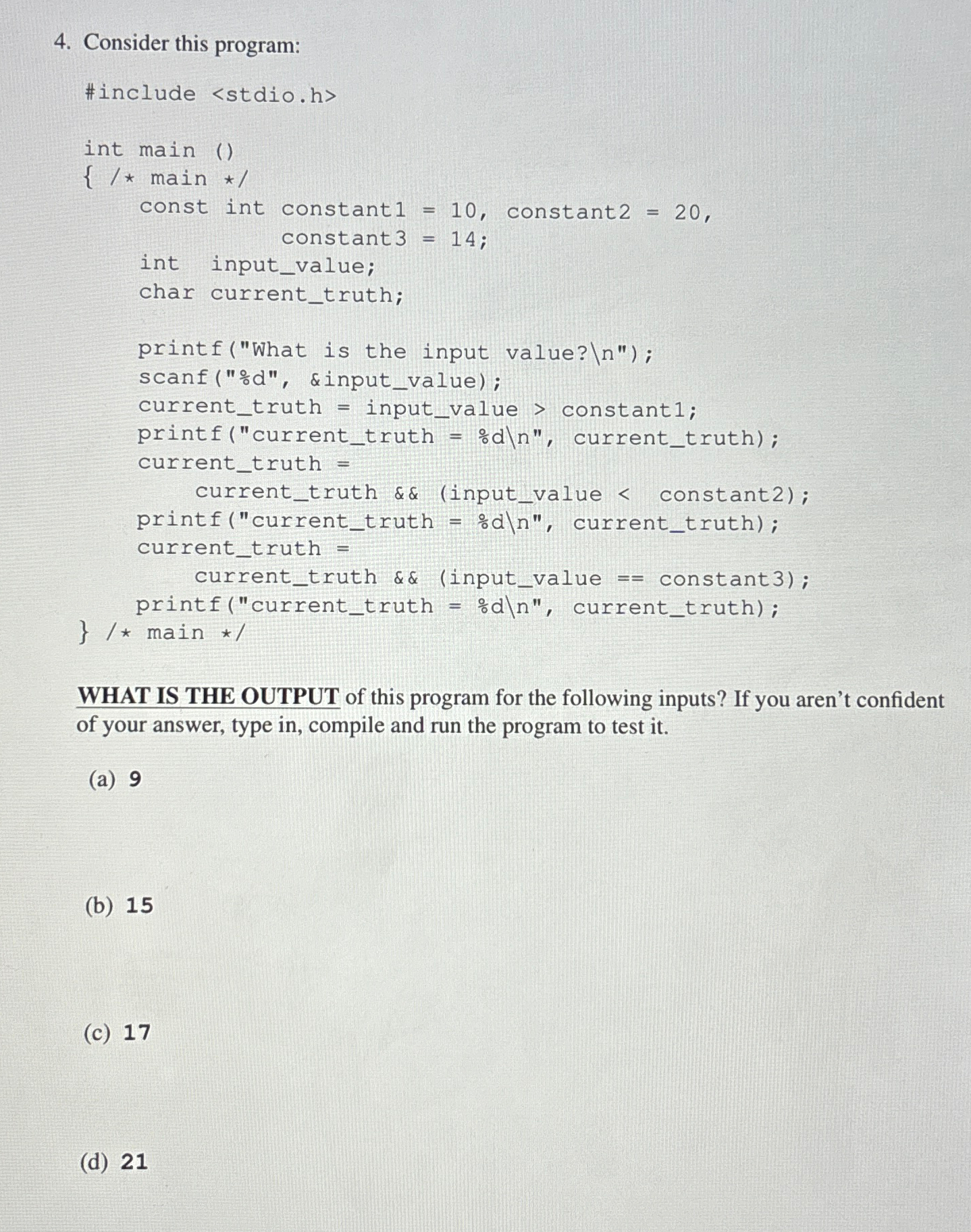  Consider this program: #include 1=102=203=14? =d|n|=d|n|=d??* **main***? 