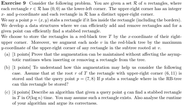  Solve (a) Exercise 9 Consider the following problem. You are given
