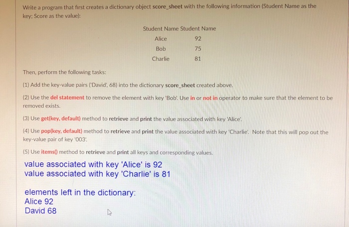  HELP WITH THIS PYTHON PROGRAM PLEASE! Write a program that first