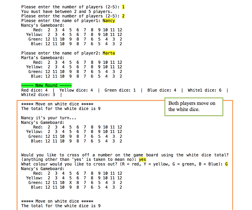 to score as many points as possible. The more numbers you cross