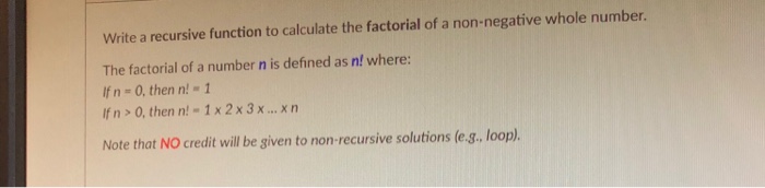 HELP WITH THIS PYTHON PROGRAM PLEASE! Write a recursive function to