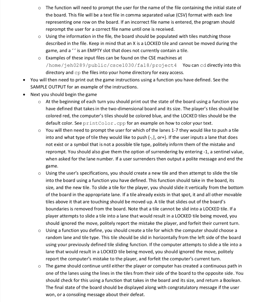 on Monday, December 3, 2018 PROGRAM DESCRIPTION: The purpose of this programming