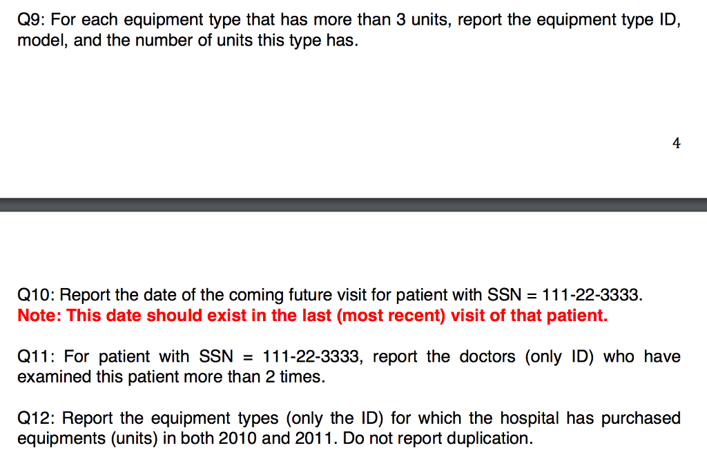 the following queries: The Relational Model Employee ID, FName, LName, Salary, jobTitle,