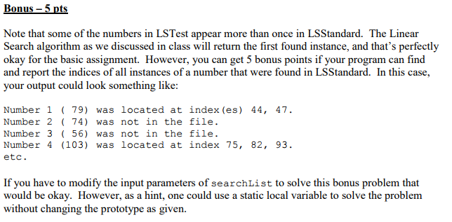 data. Algorithms that perform this function are called searching algorithms, and there