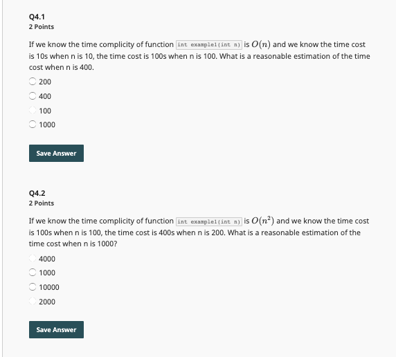 Please provide correct answer choices (c++) If we know the time