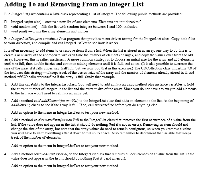 Java Already did number 1 and 2, I need help with numbers