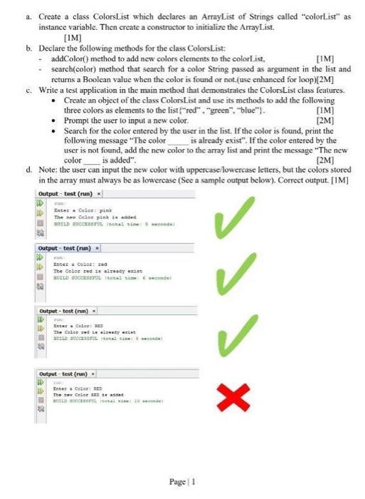 java language instance variable. Then create a constructor to initialize the ArrayL.ist.