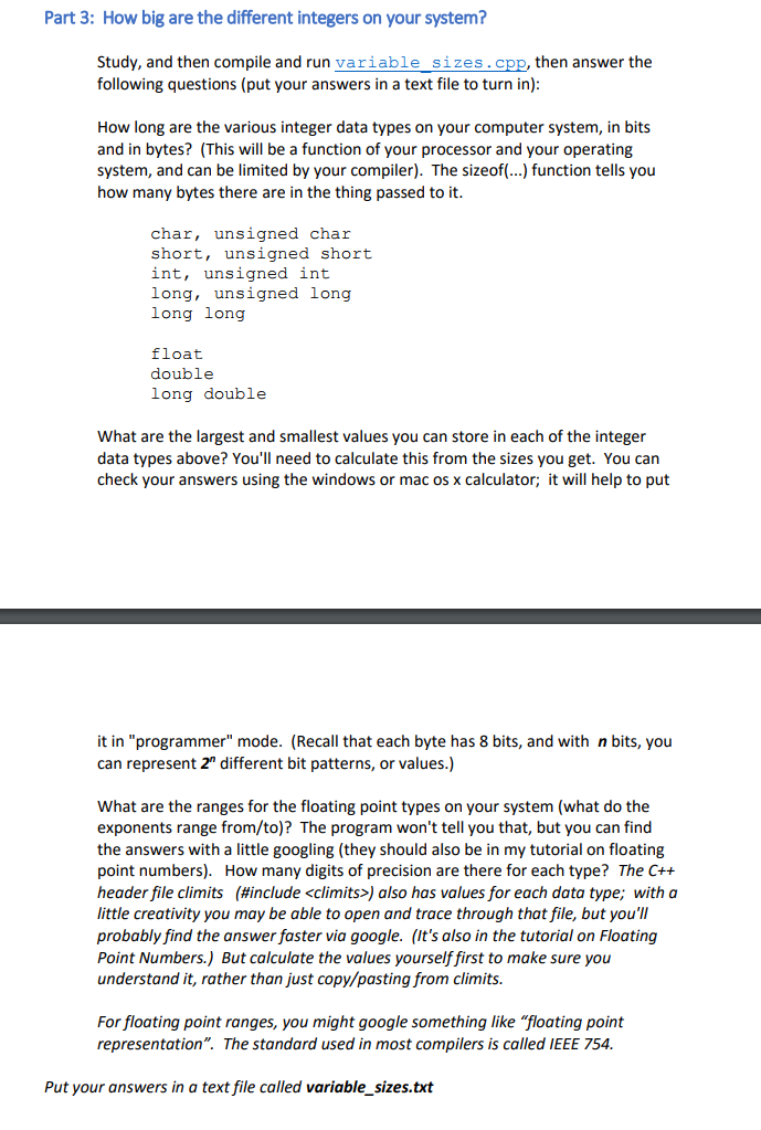  Heres the C++ program /* * floating_pt_precision.cpp * * Created on: