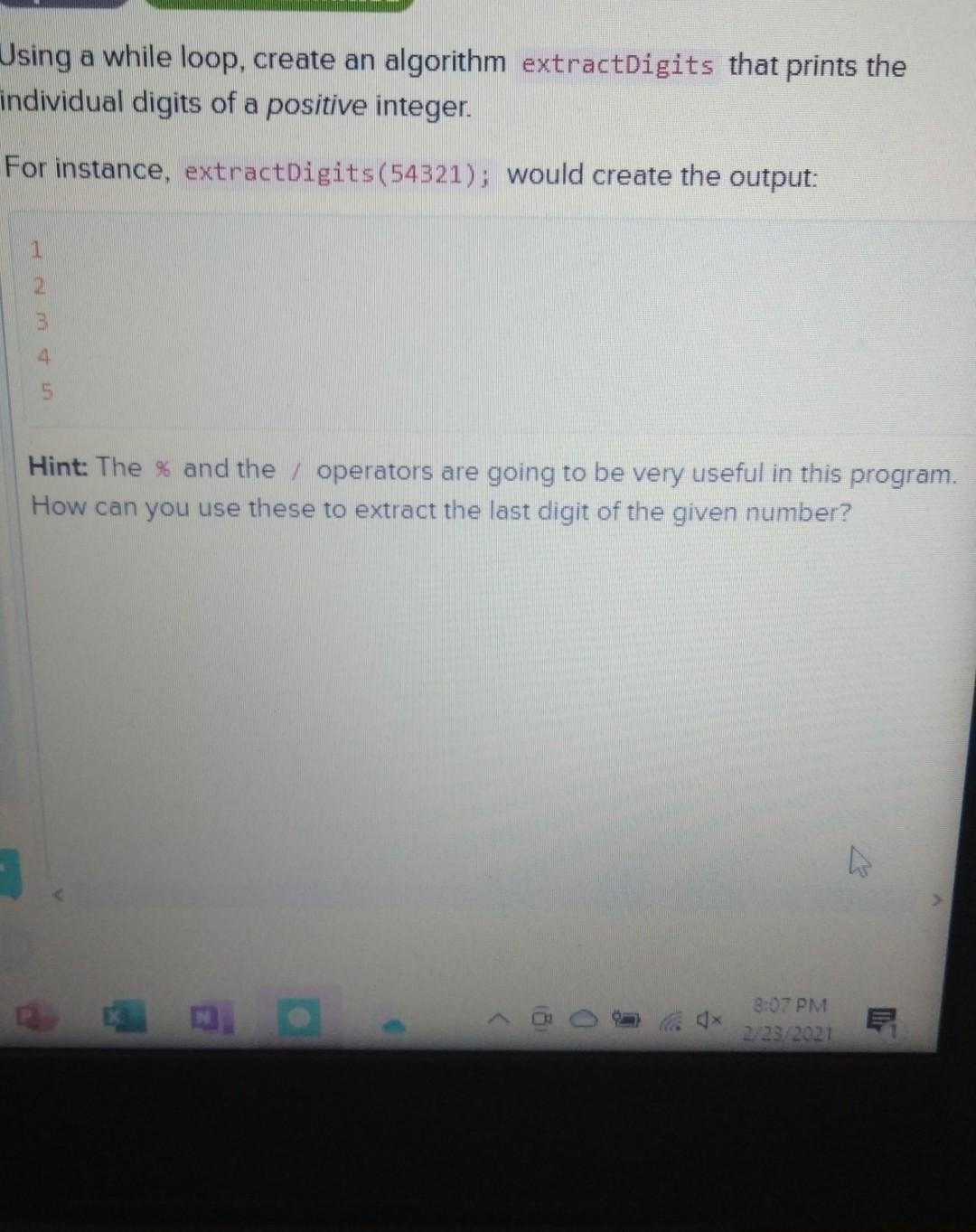  can I get help with the algorithm the psuedocode and flowchart