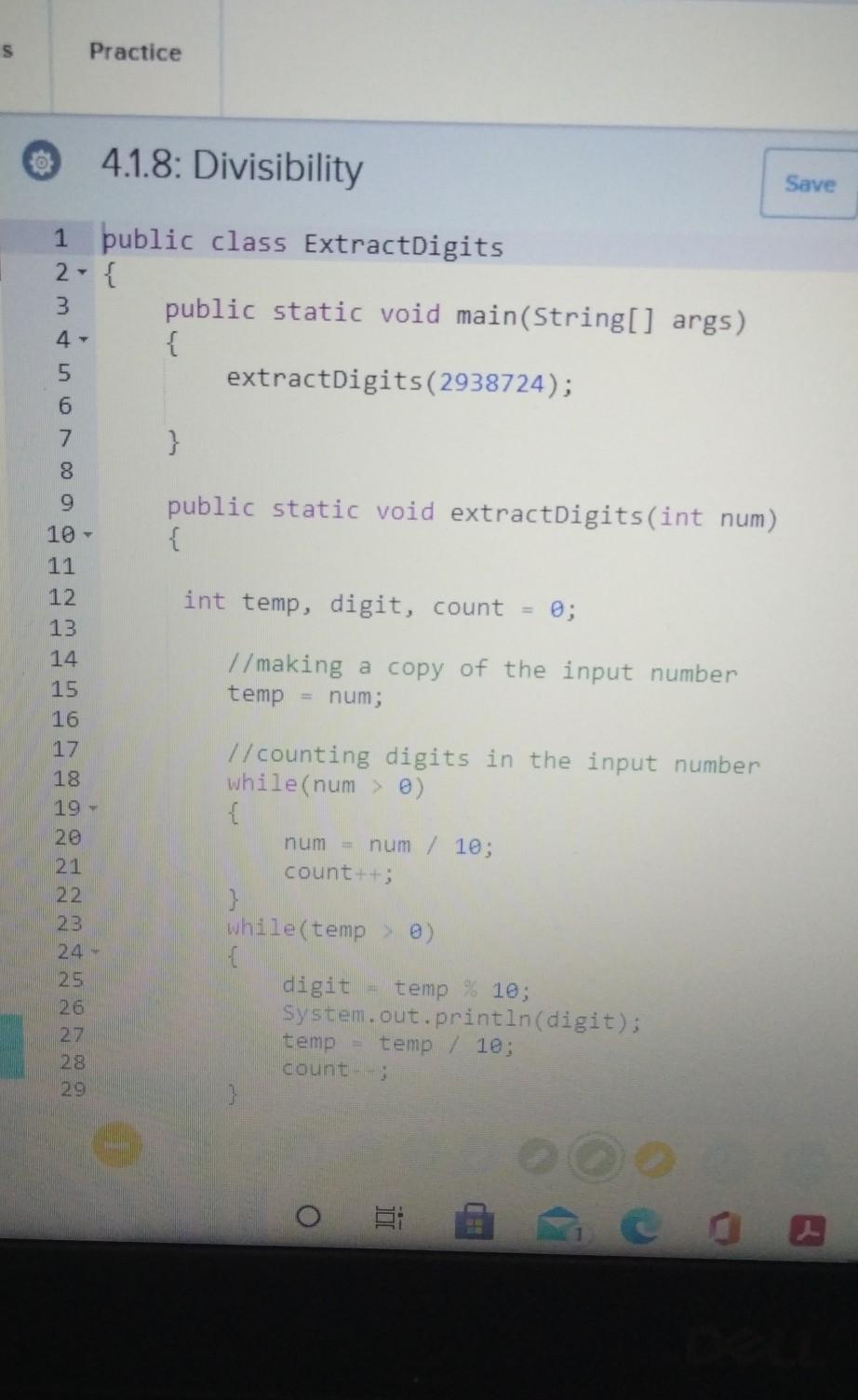 the numbers divide in descending order like 54321 / 10000 gets you