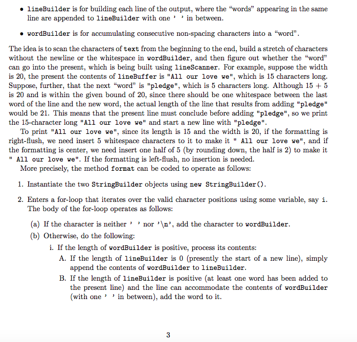 generated output does not exceed a user-specified width. The text to print