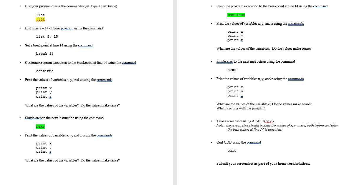 your choice. - Type the program in as given. Do not make