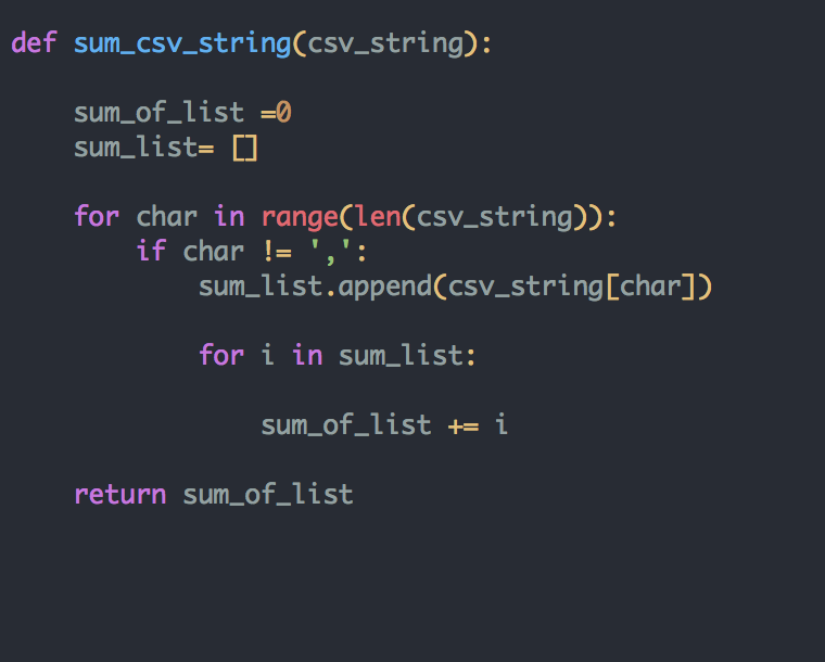 I am in heed of help in this python program, the program