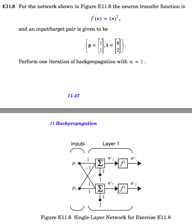 Need help for Neural Network problem, a simple hand writing answer will