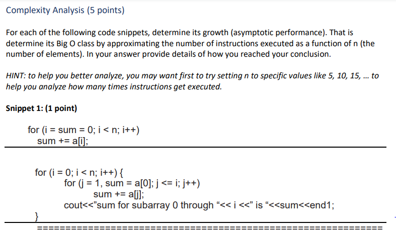  it is a c++ assignment (Stacks, Queues and Complexity Analysis) Complexity