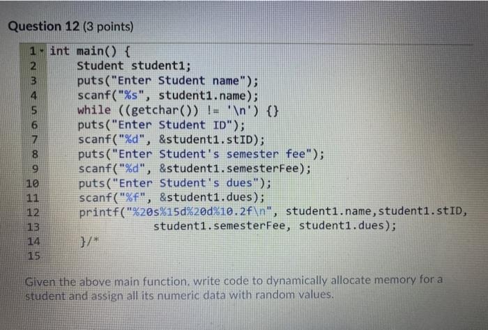 this is c language based question. considering it a long question. please