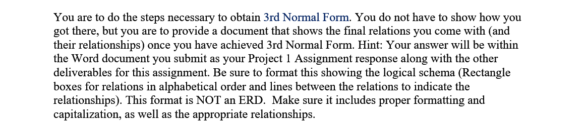 not sure how to approach this the first deliverable problem. I am